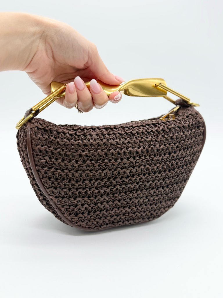 pochette paglia ra2327|Colore:Marrone