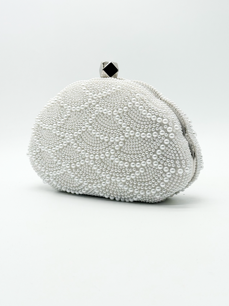 pochette perline chm031|Colore:Argento