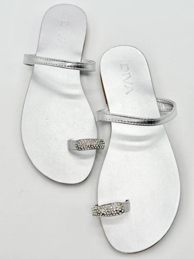 Sandali diva collection calais |Colore:Argento