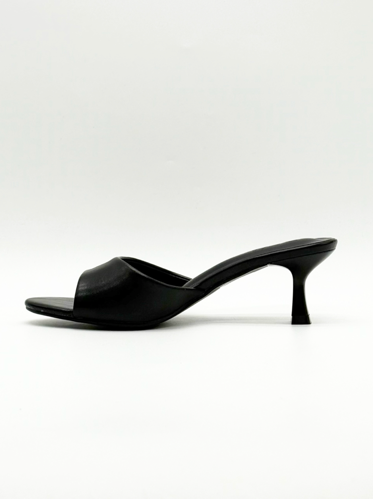 Sandali mules diva collection tampon|Colore:Nero