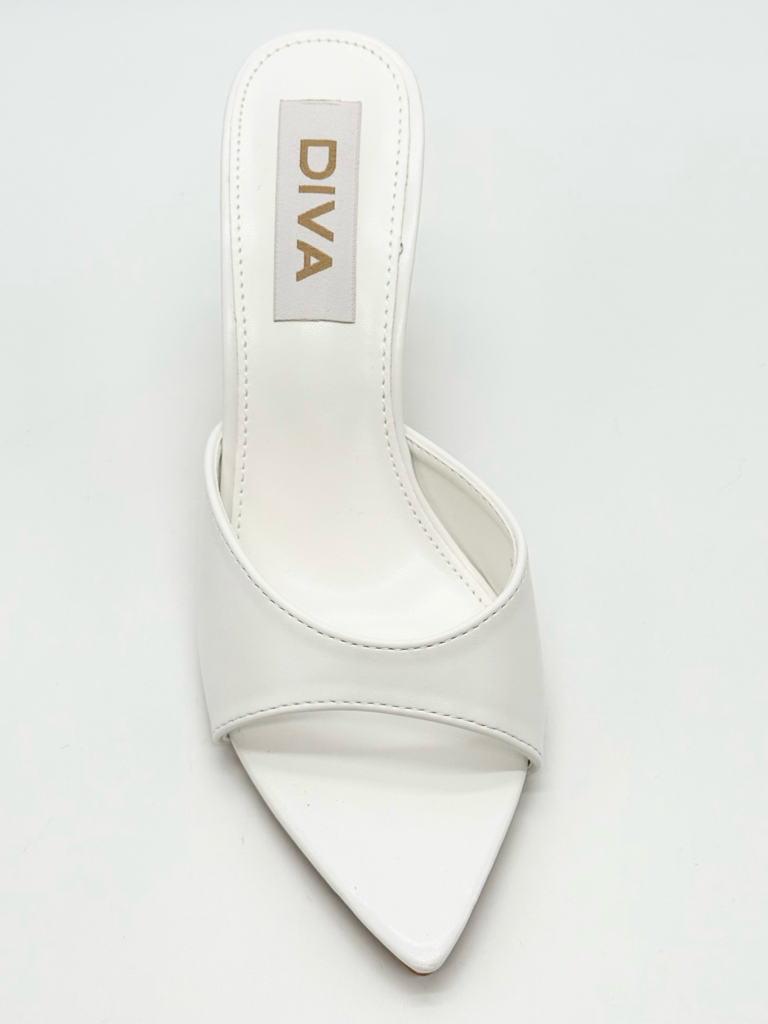 Sandali mules diva collection 8338-11|Colore:Bianco