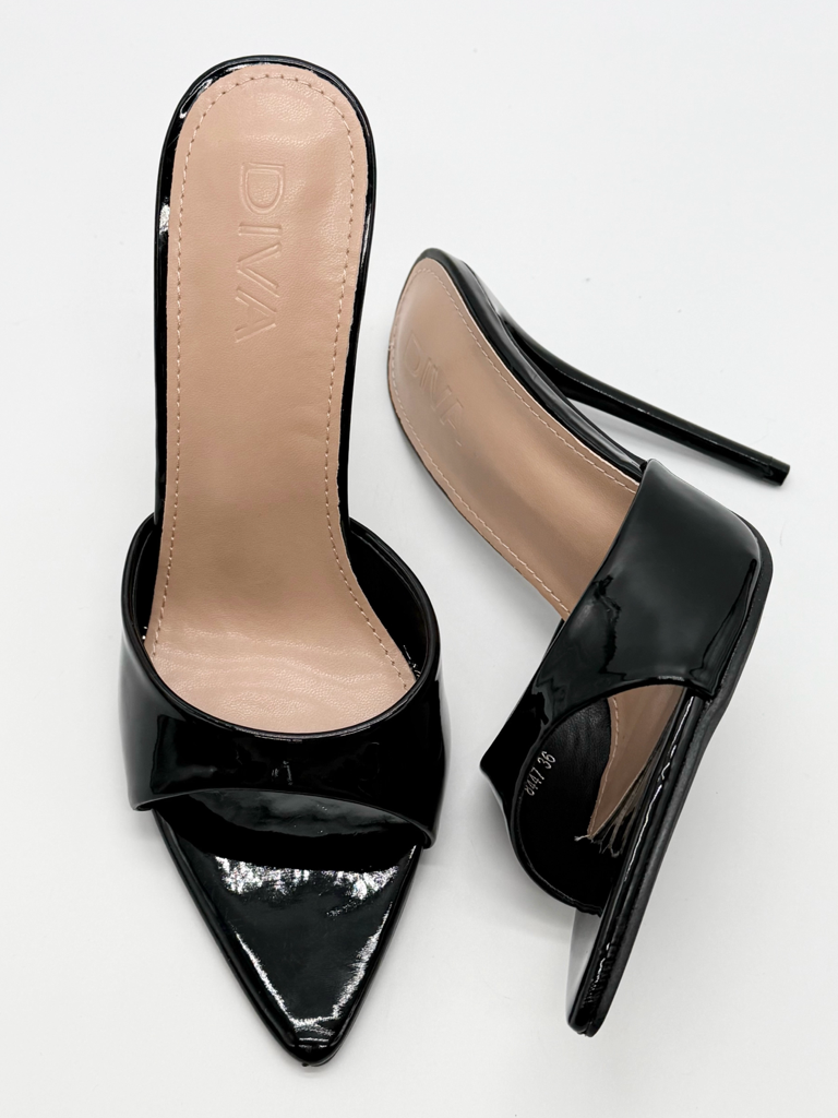 Sandali mules diva collection 8447|Colore:Nero