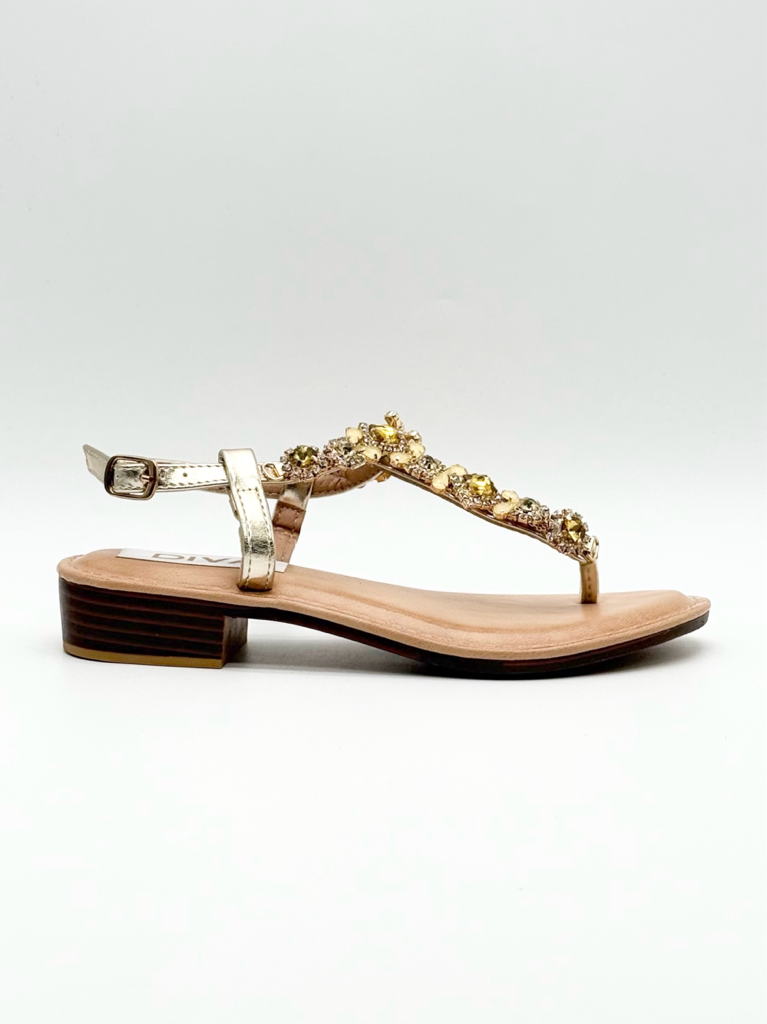 Sandali gioiello 785|Colore:Giallo