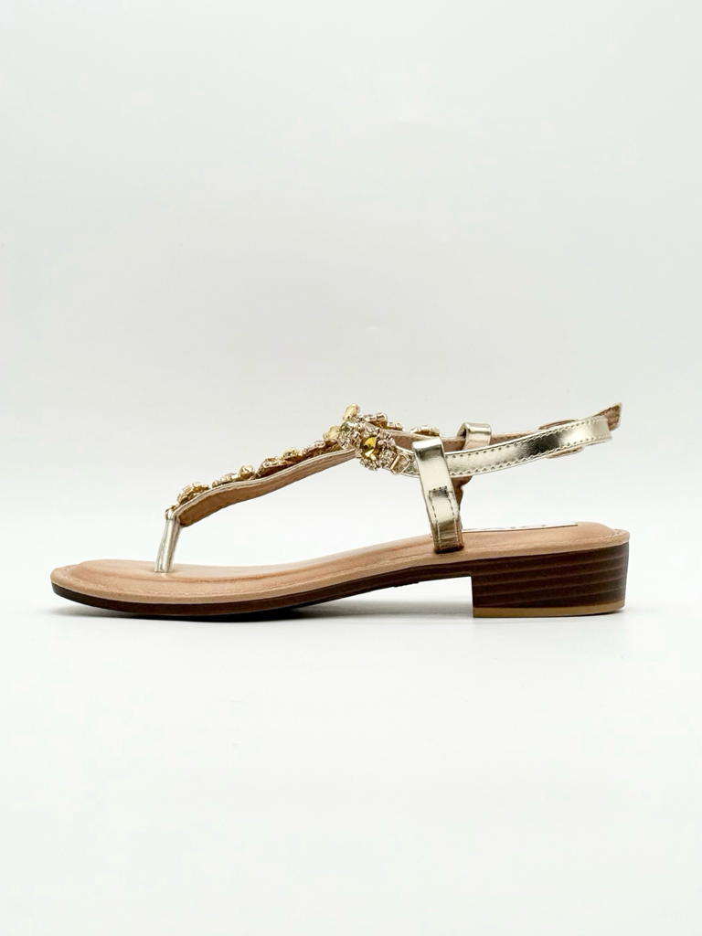 Sandali gioiello 785|Colore:Giallo