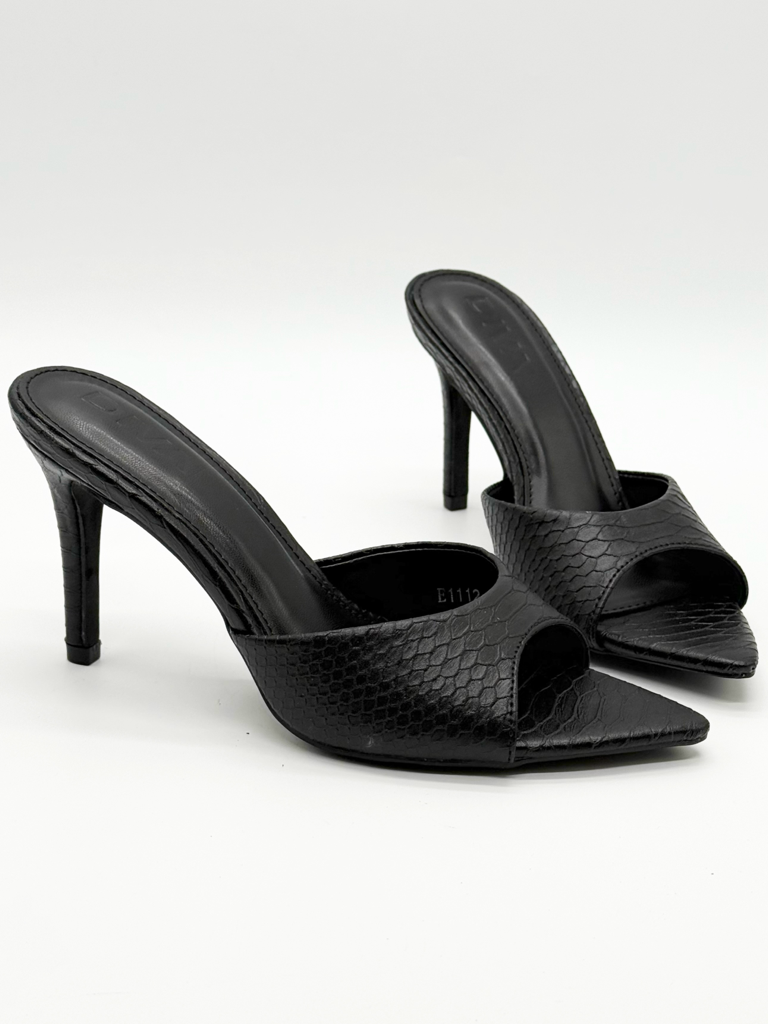 Sandali mules diva collection|Colore:Nero