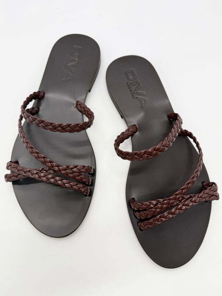 Sandali diva collection palmarola|Colore:Marrone