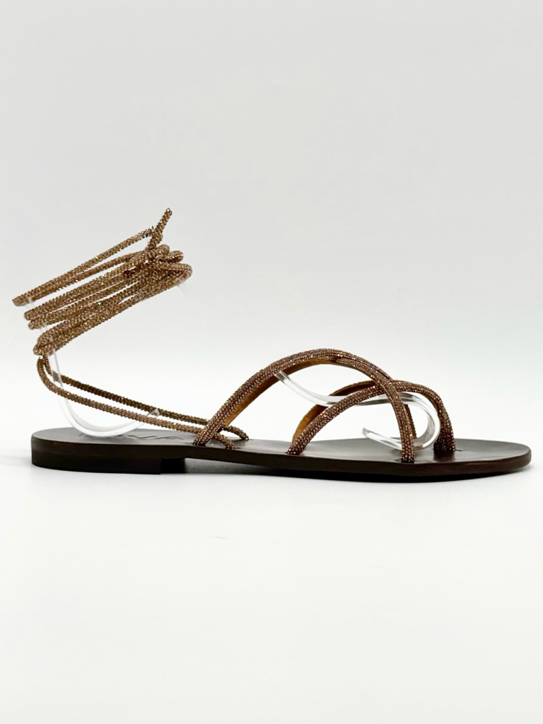Sandali lace up diva collection lipari|Colore:Bronzo