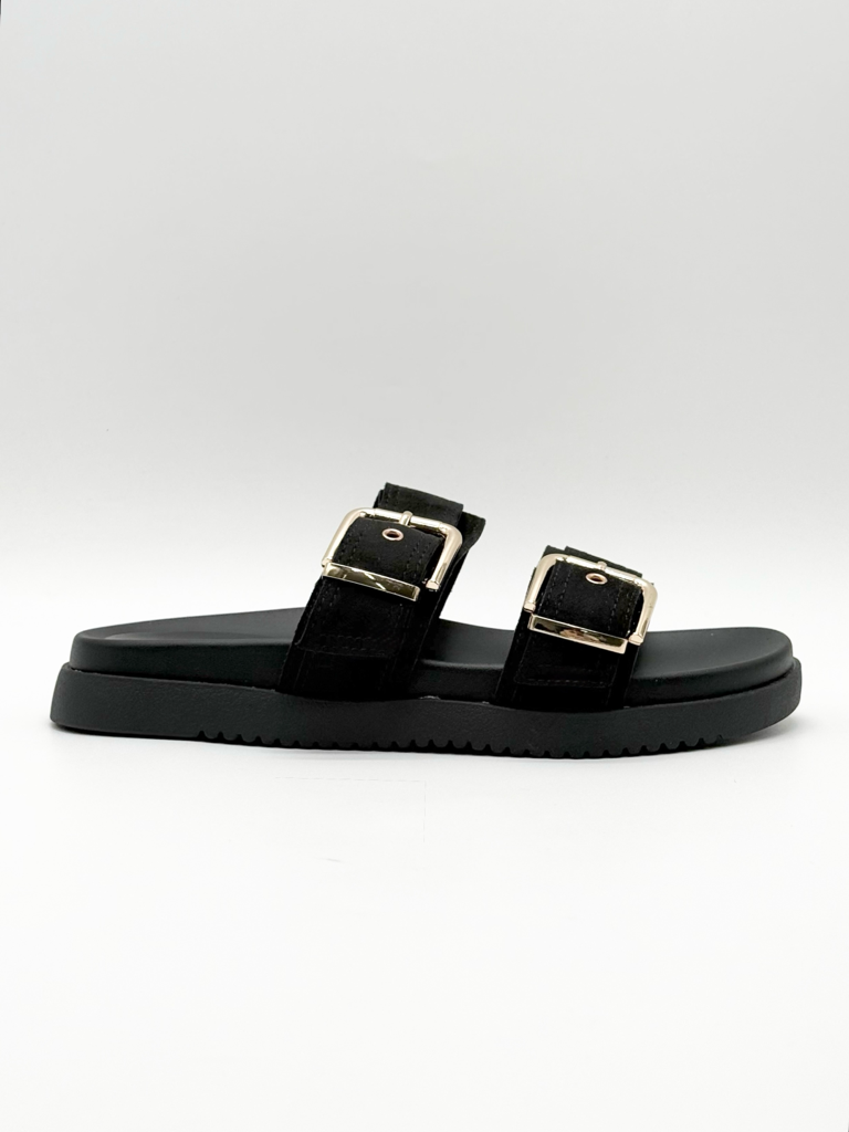 Sandali doppia fascia diva collection p25002|Colore:Nero