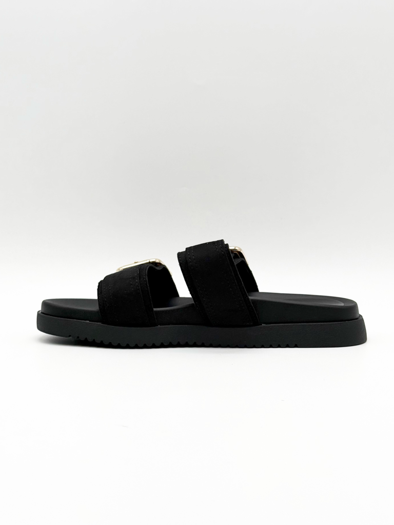 Sandali doppia fascia diva collection p25002|Colore:Nero