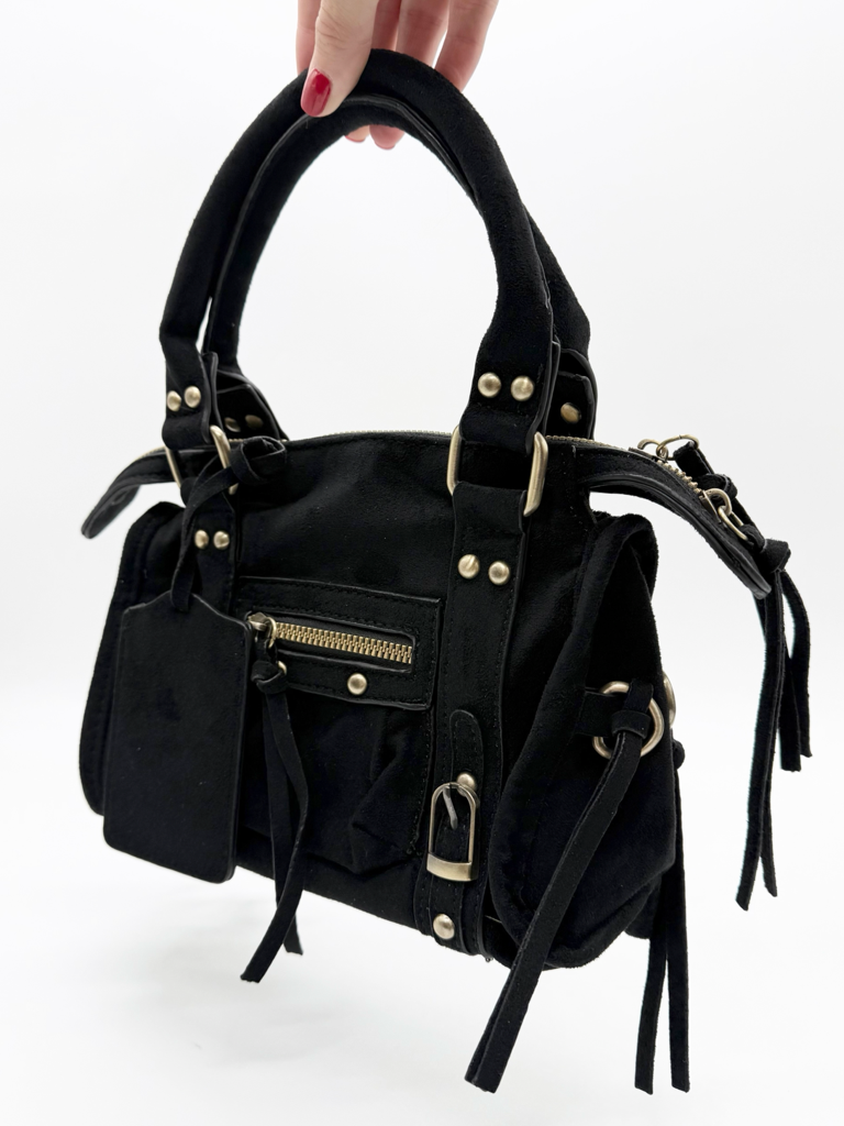 borsa borchie tr-990|Colore:Nero