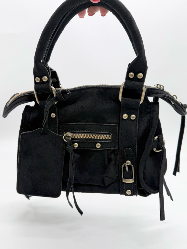 borsa borchie tr-990|Colore:Nero