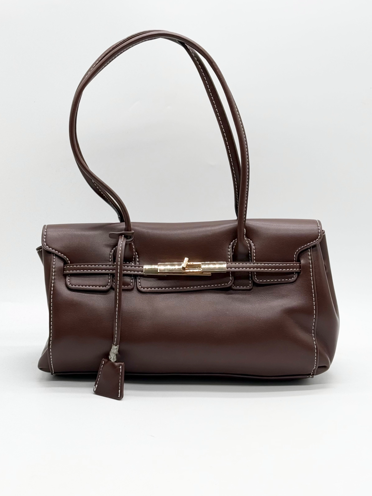 borsa a mano ff705|Colore:Marrone