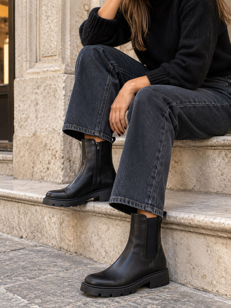 Stivaletti combat diva collection dyq2726|Colore:Nero