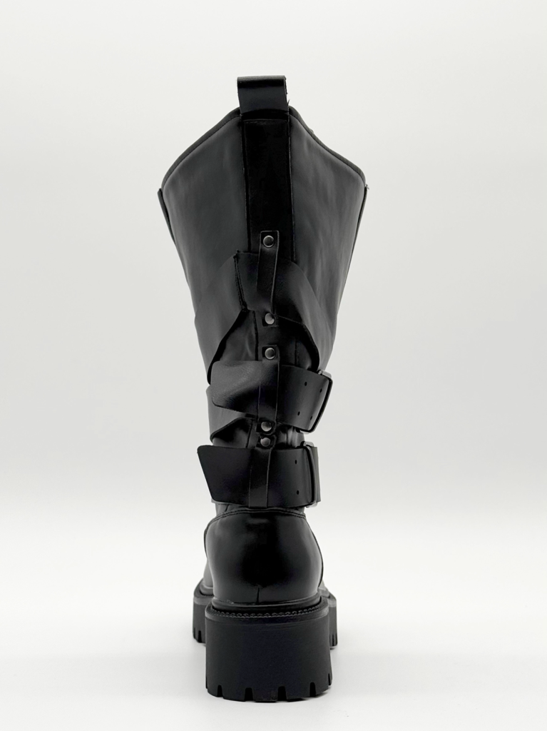 Stivali fibbie diva collection 9916|Colore:Nero