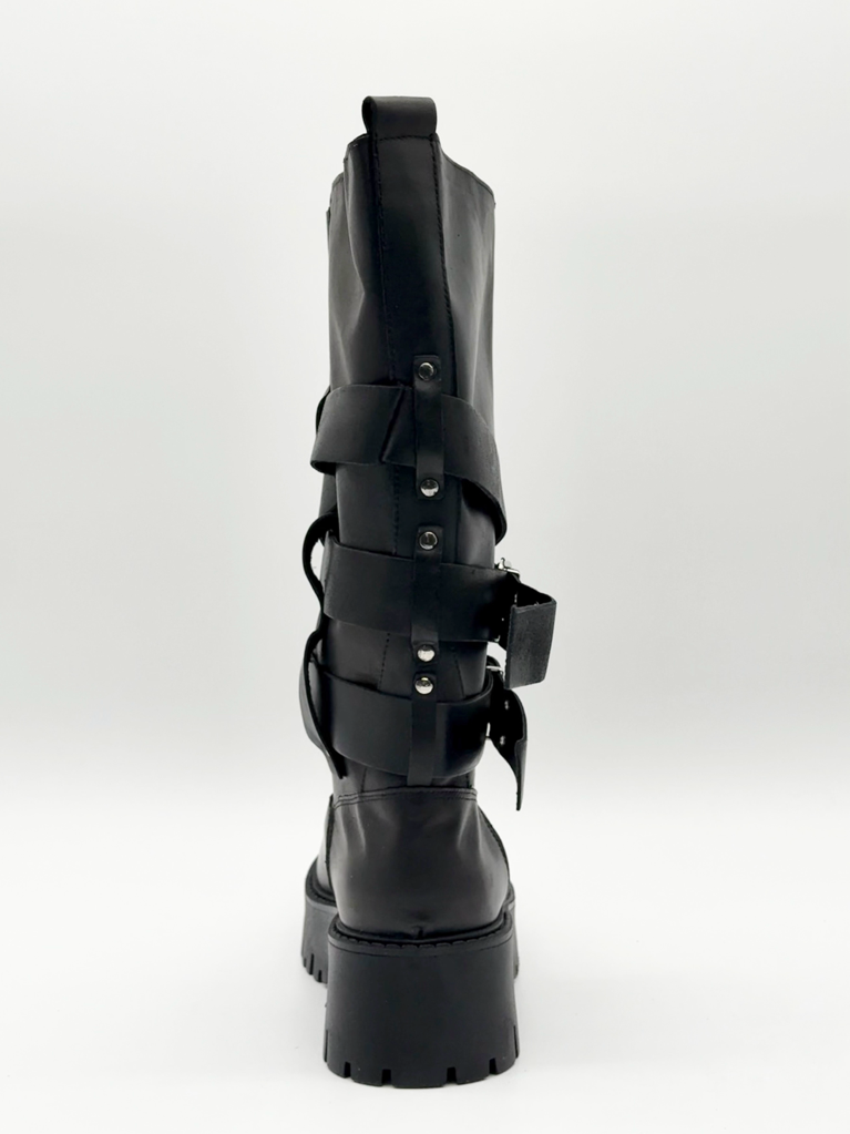 Stivali vera pelle diva collection fg70|Colore:Nero
